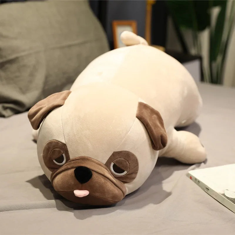 Lazy pug plush